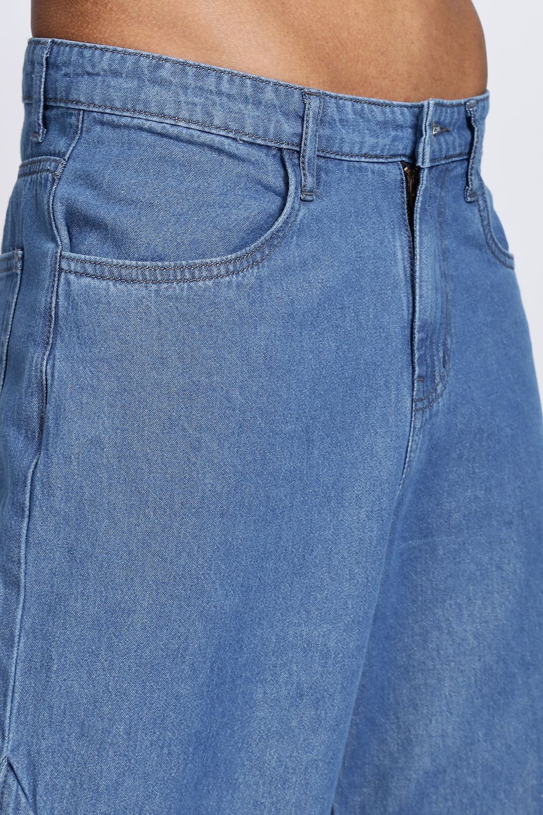 Twin- Flap Blue Cargo Pants