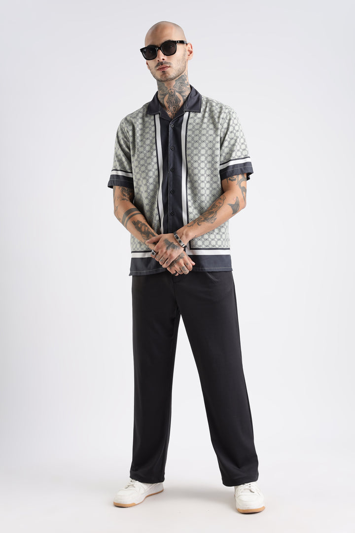 Classic: Mint Green Square Cuban Shirt