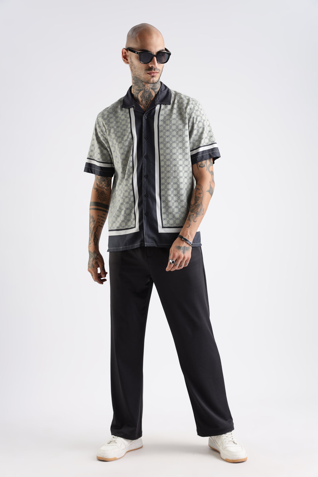 Classic: Mint Green Square Cuban Shirt
