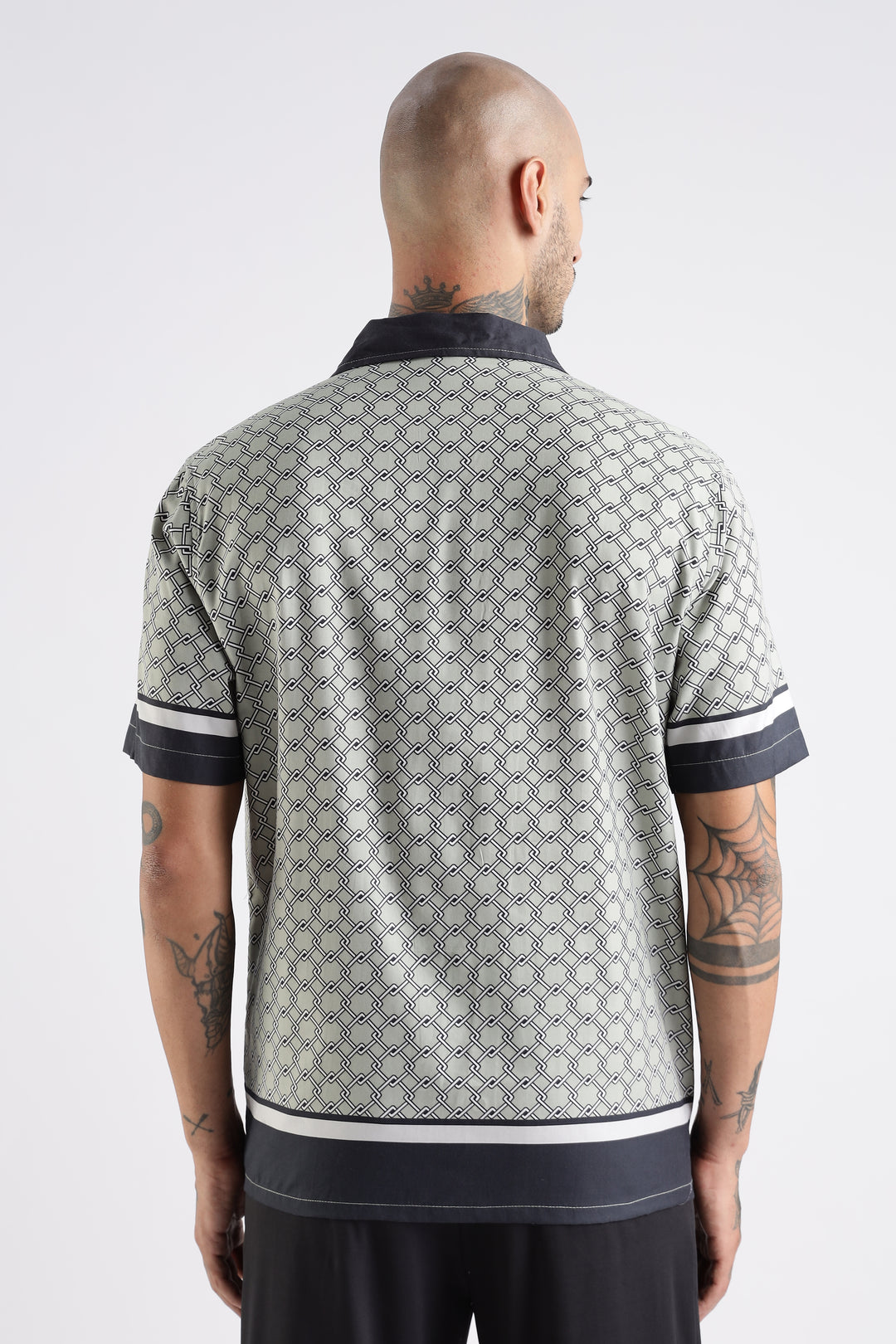 Classic: Mint Green Square Cuban Shirt