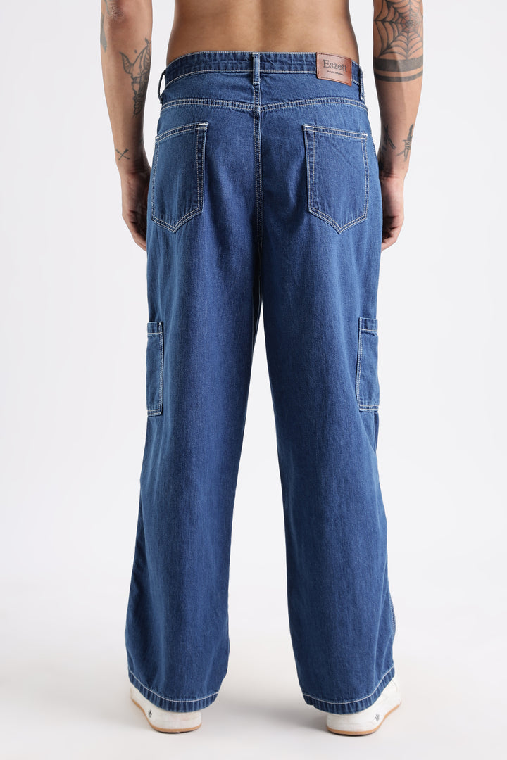 Originals: Denim Blue Cargo Pants