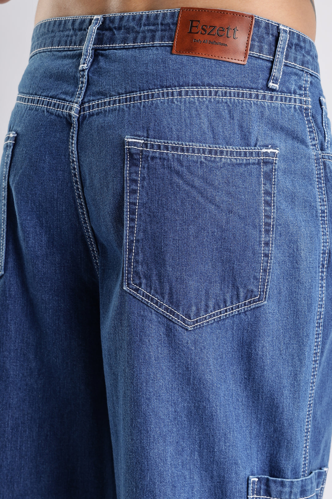 Originals: Denim Blue Cargo Pants