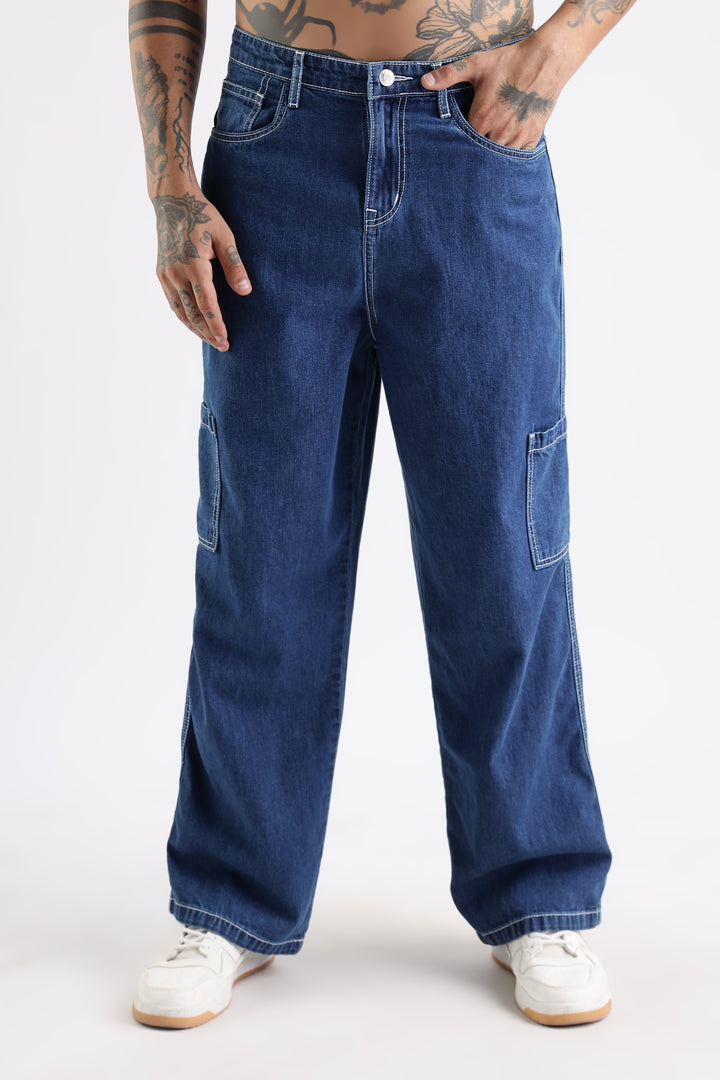 Originals: Denim Blue Cargo Pants