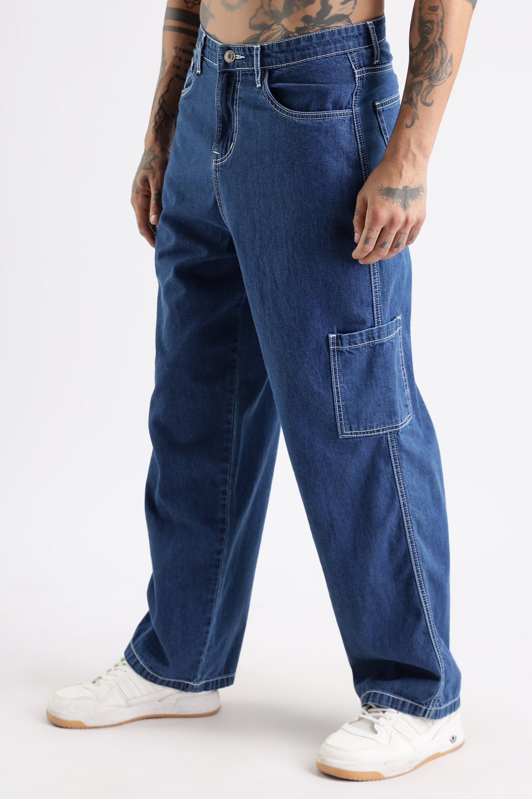 Originals: Denim Blue Cargo Pants