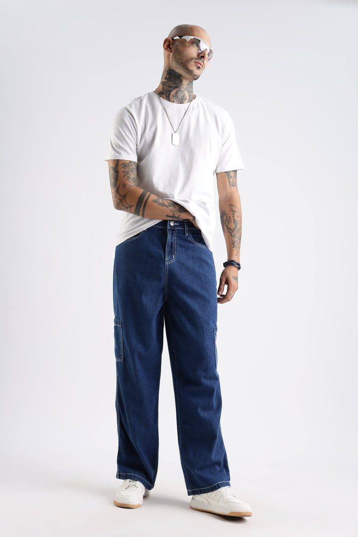 Originals: Denim Blue Cargo Pants