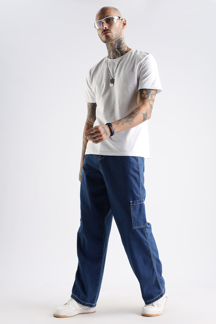 Originals: Denim Blue Cargo Pants
