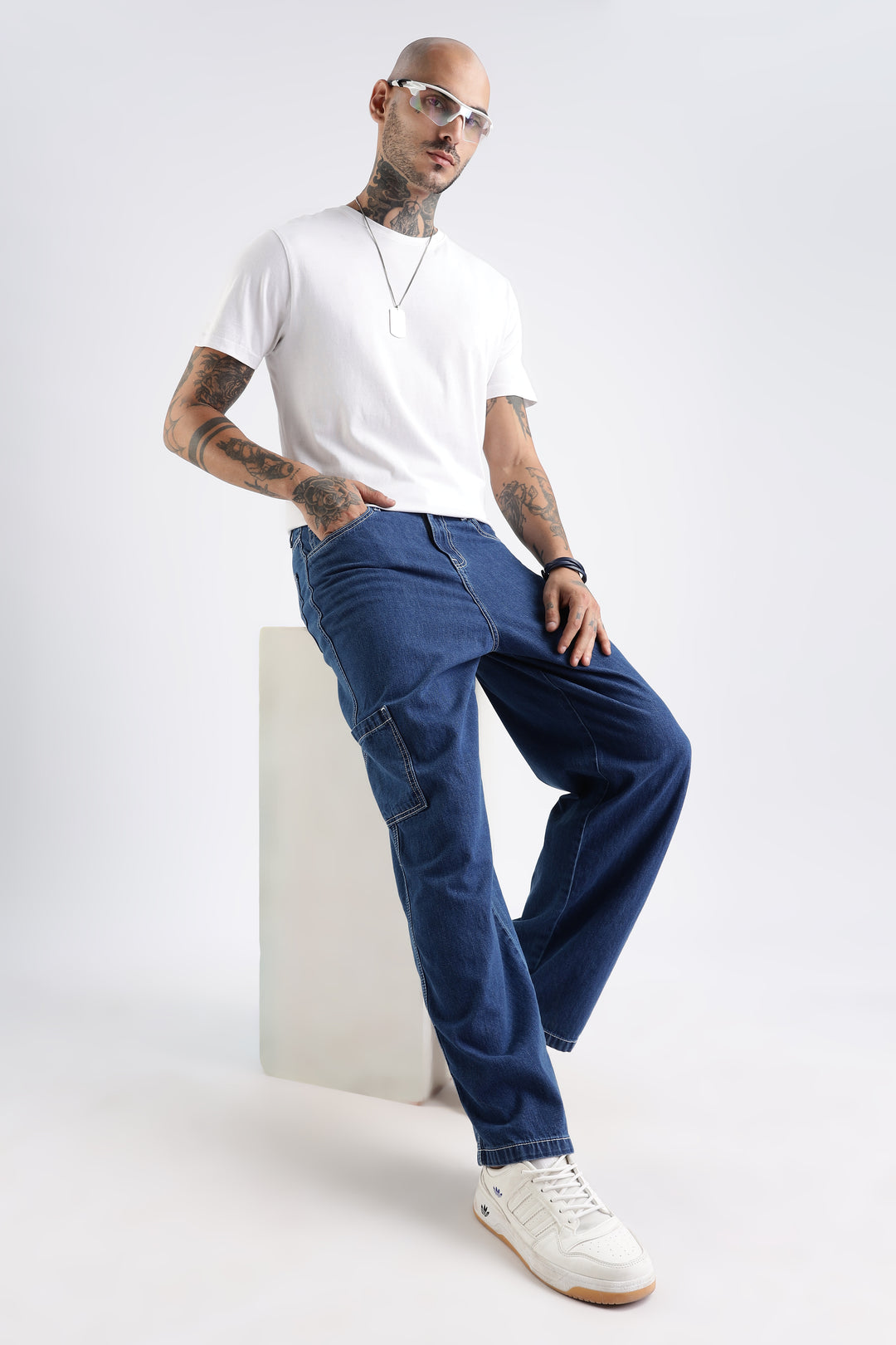 Originals: Denim Blue Cargo Pants