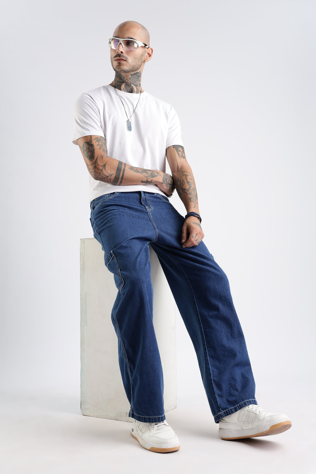 Originals: Denim Blue Cargo Pants