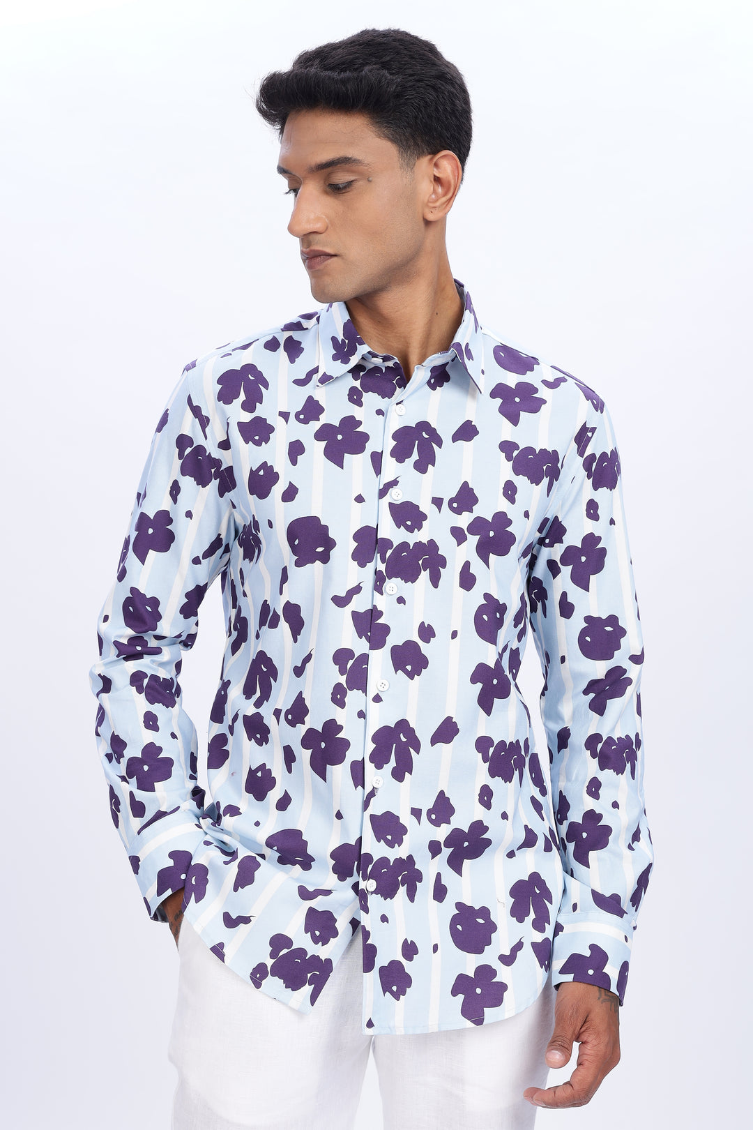 Violet Stripes Shirt