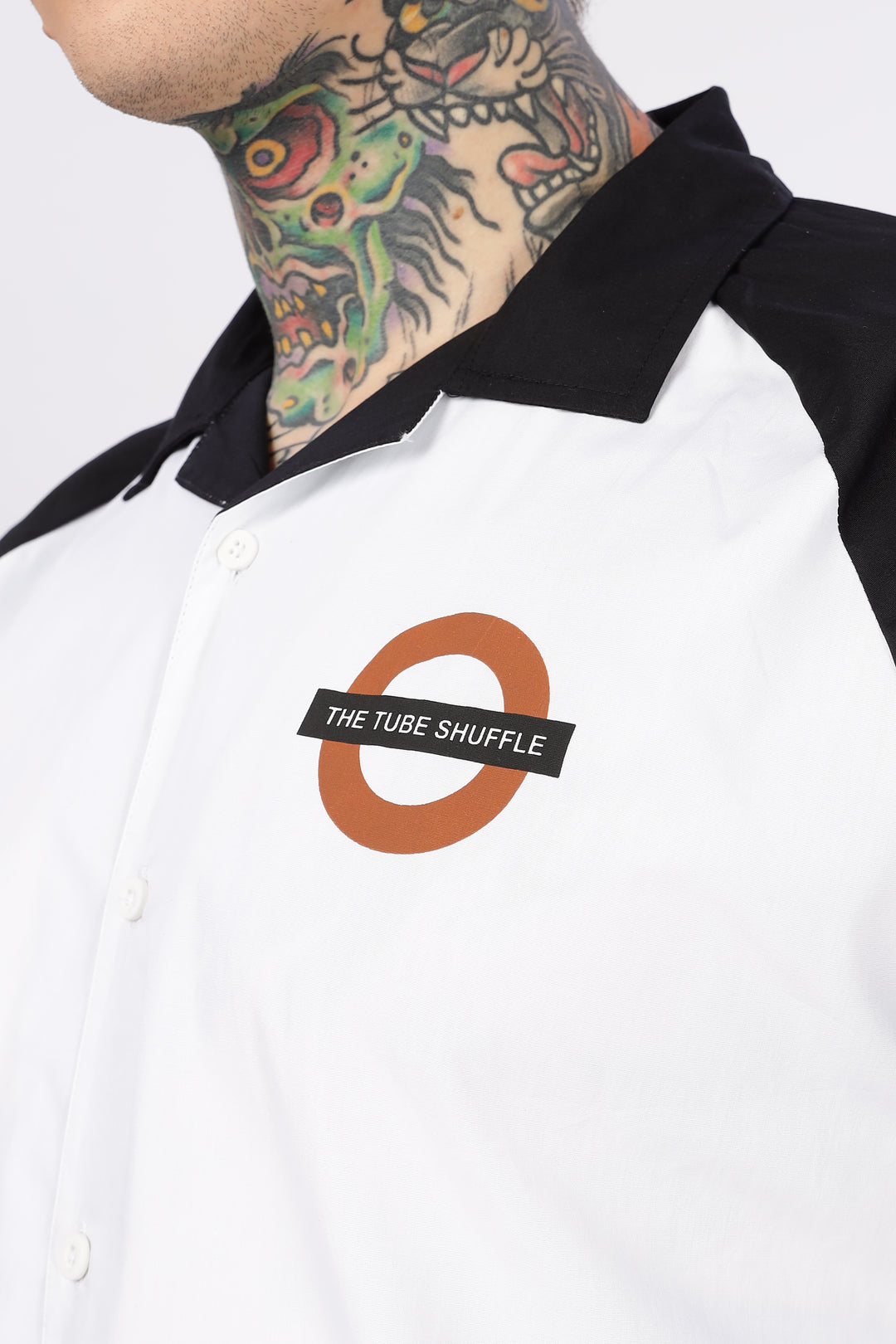Shuttle: Oversized Black & White Shirt