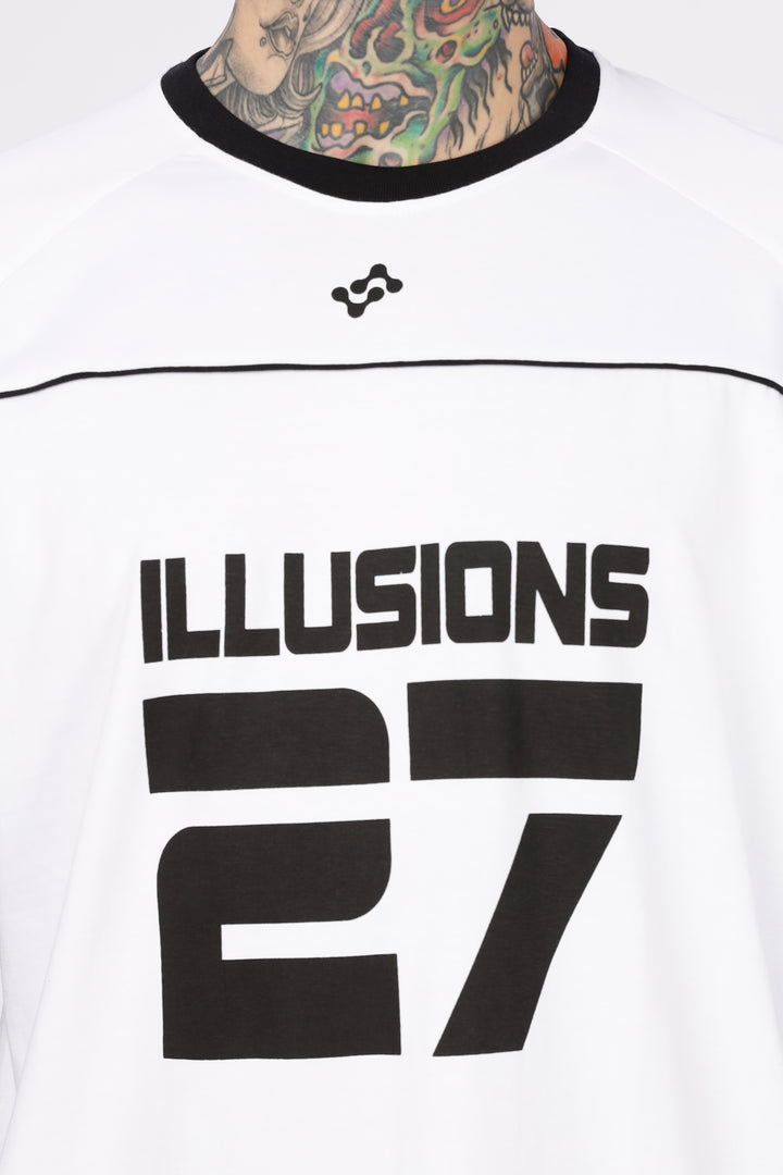 Illusions: Black & White Oversized T-Shirt