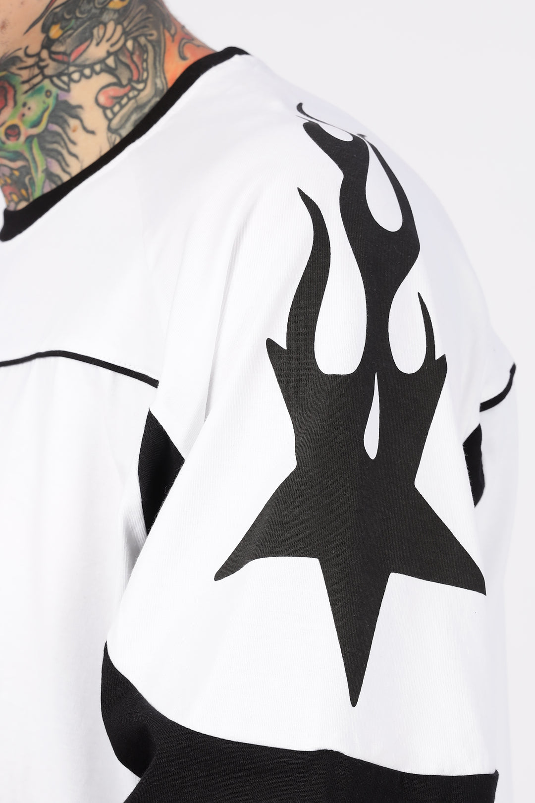 Illusions: Black & White Oversized T-Shirt