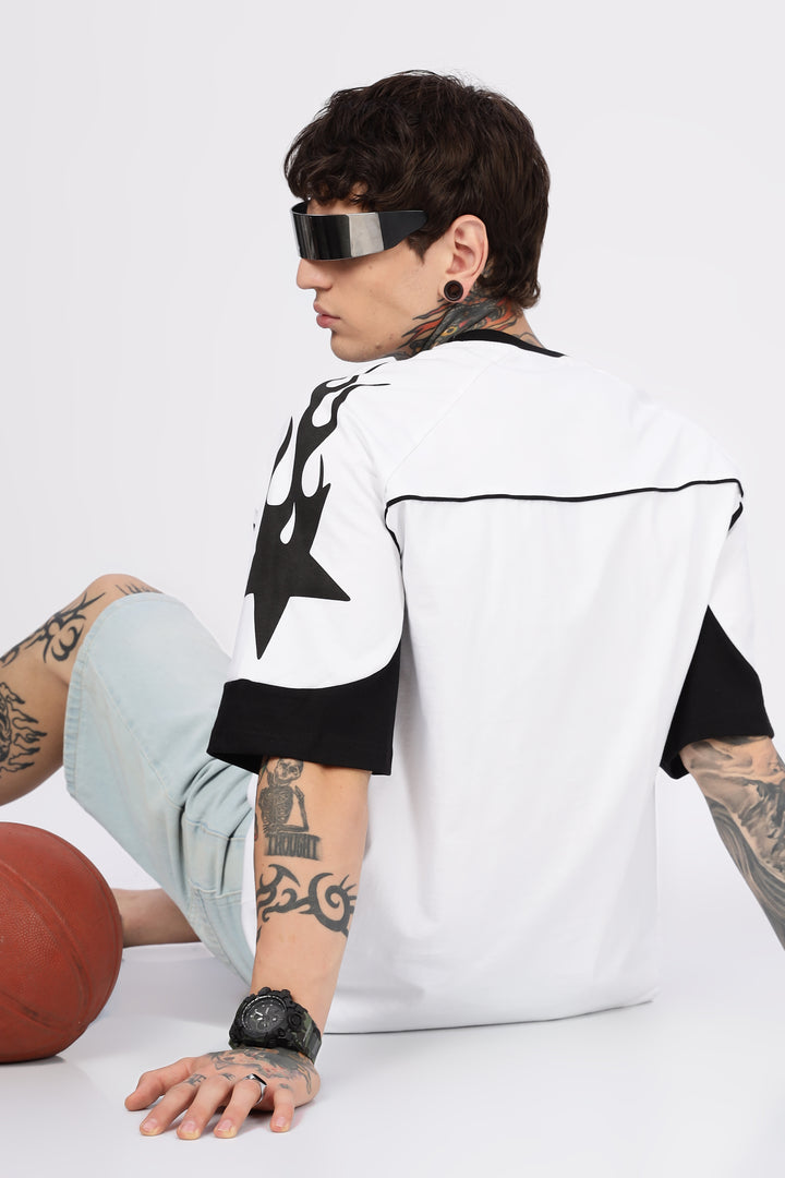 Illusions: Black & White Oversized T-Shirt