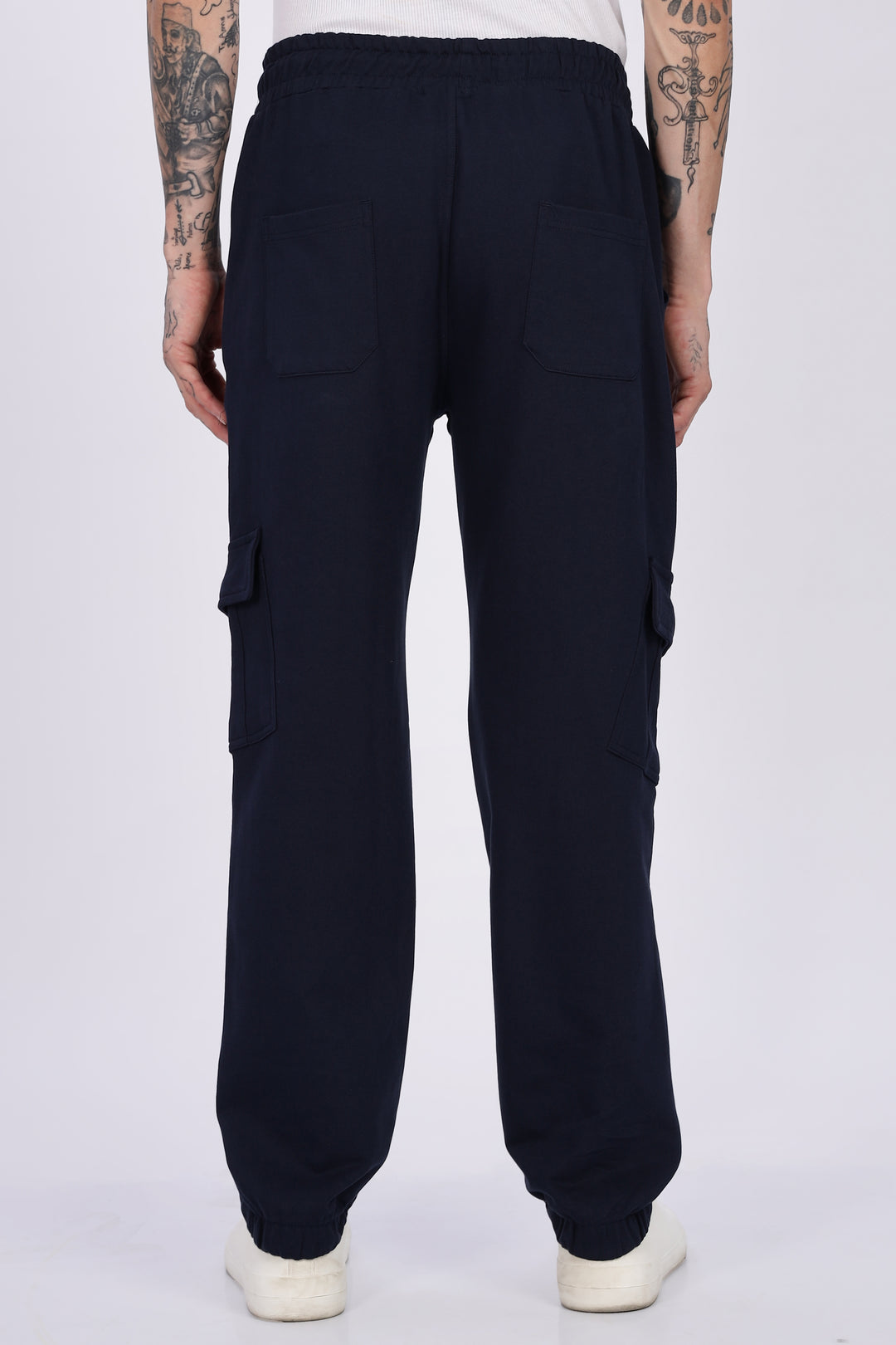Navy Blue Regular Fit Joggers
