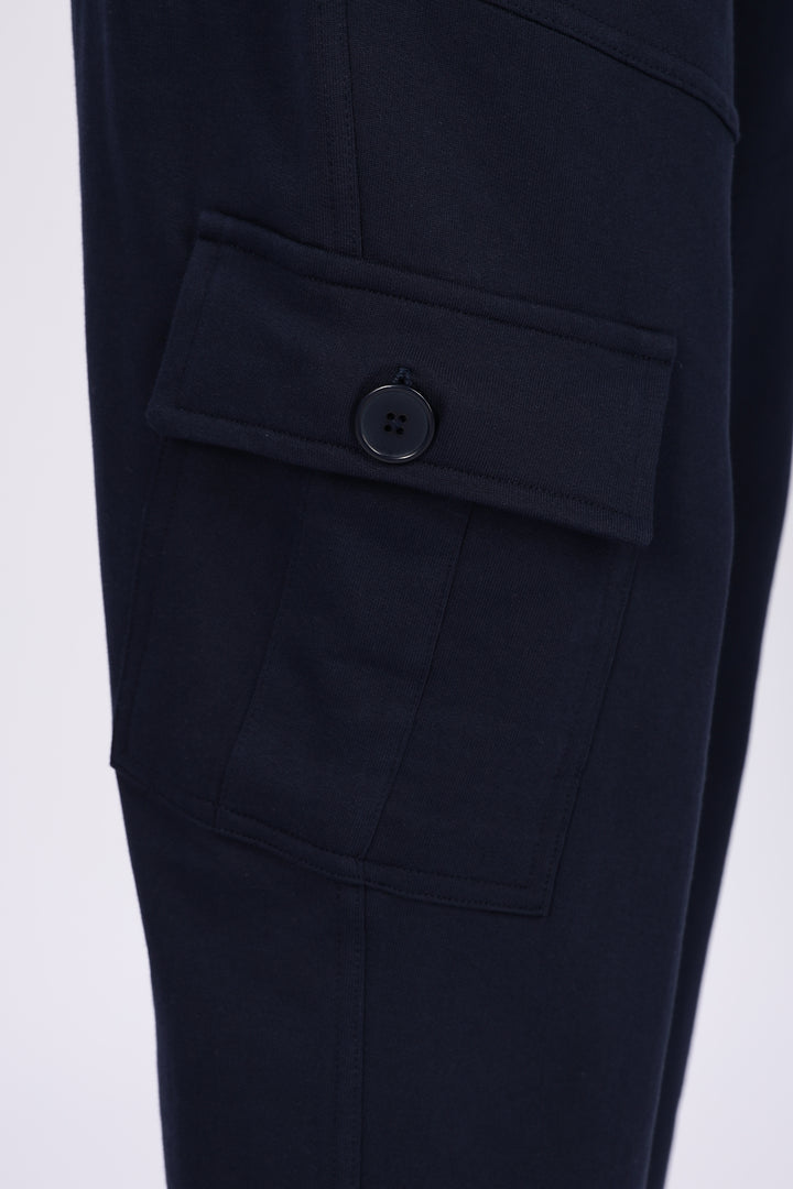 Navy Blue Regular Fit Joggers