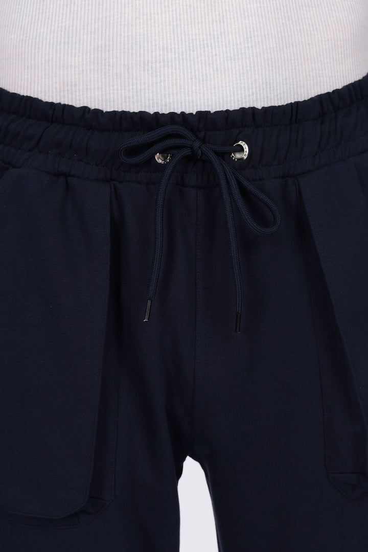Navy Blue Regular Fit Joggers