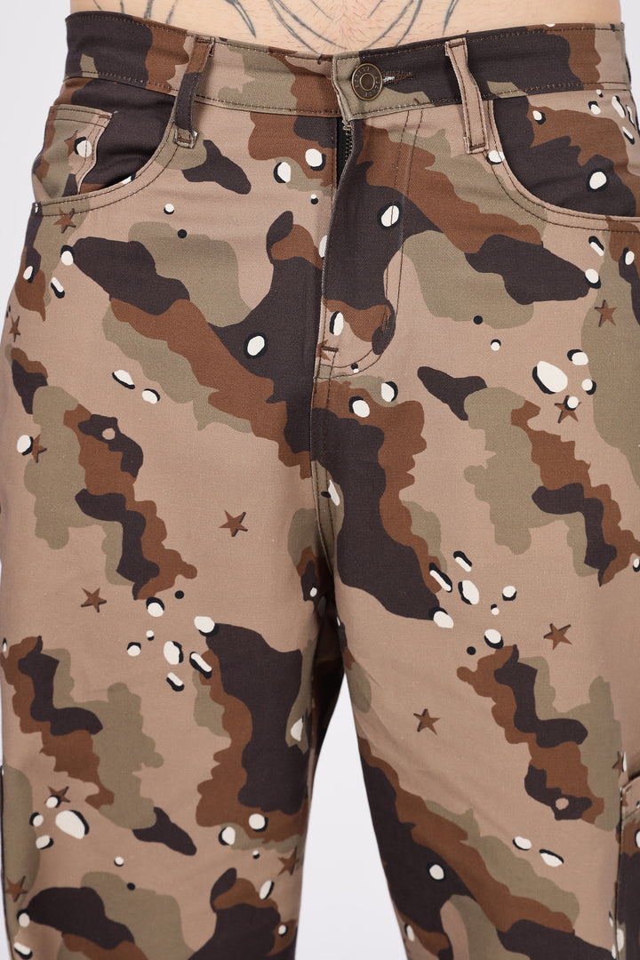 Sandy: Printed Cargo Pants