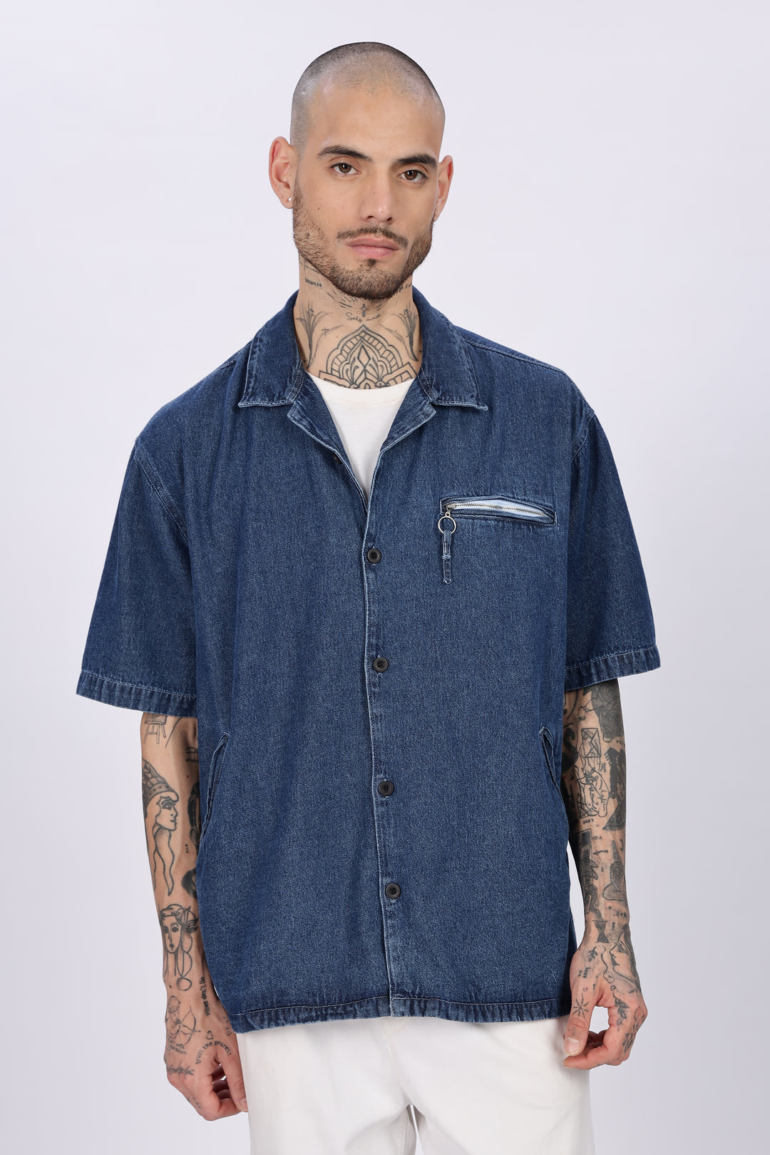 Denims: Oversized Blue Shirt