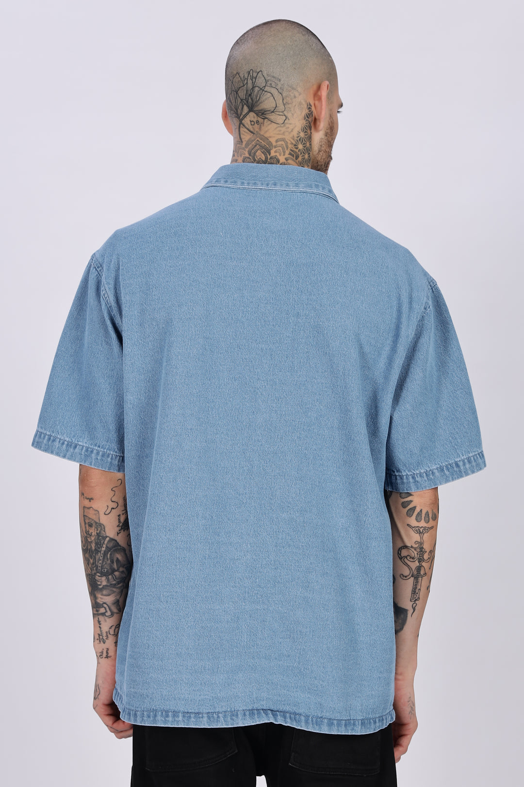 Denims: Ice Utility Oversized Shirt