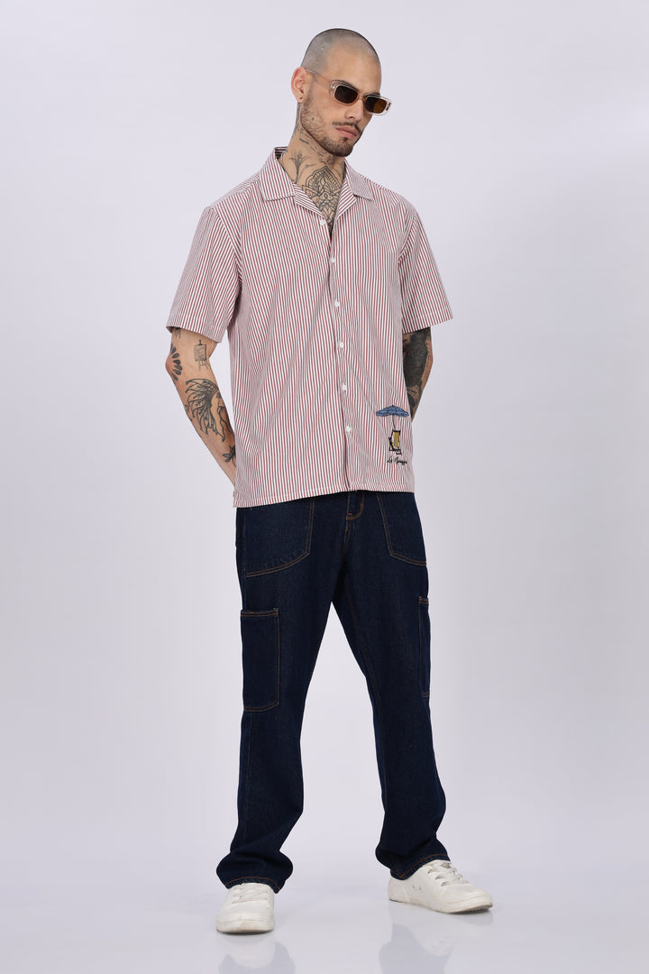 Holiday Chair : Embroidery Cuban Shirt