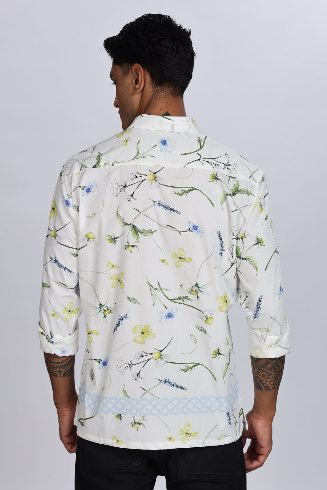 Floral Block Printed Shirt