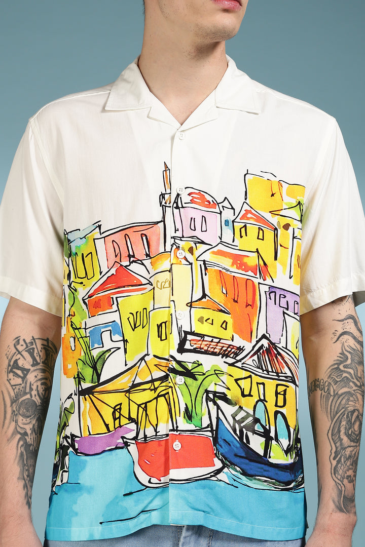 Landscape Cuban Shirt