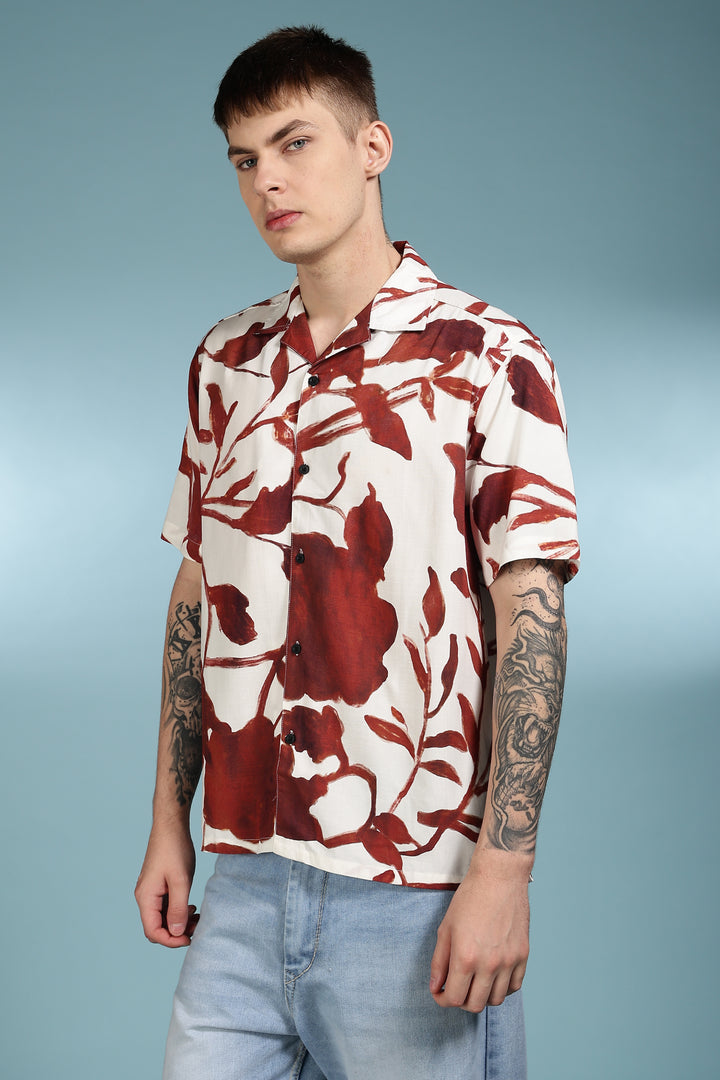Acrylic Pearl Cuban Shirt
