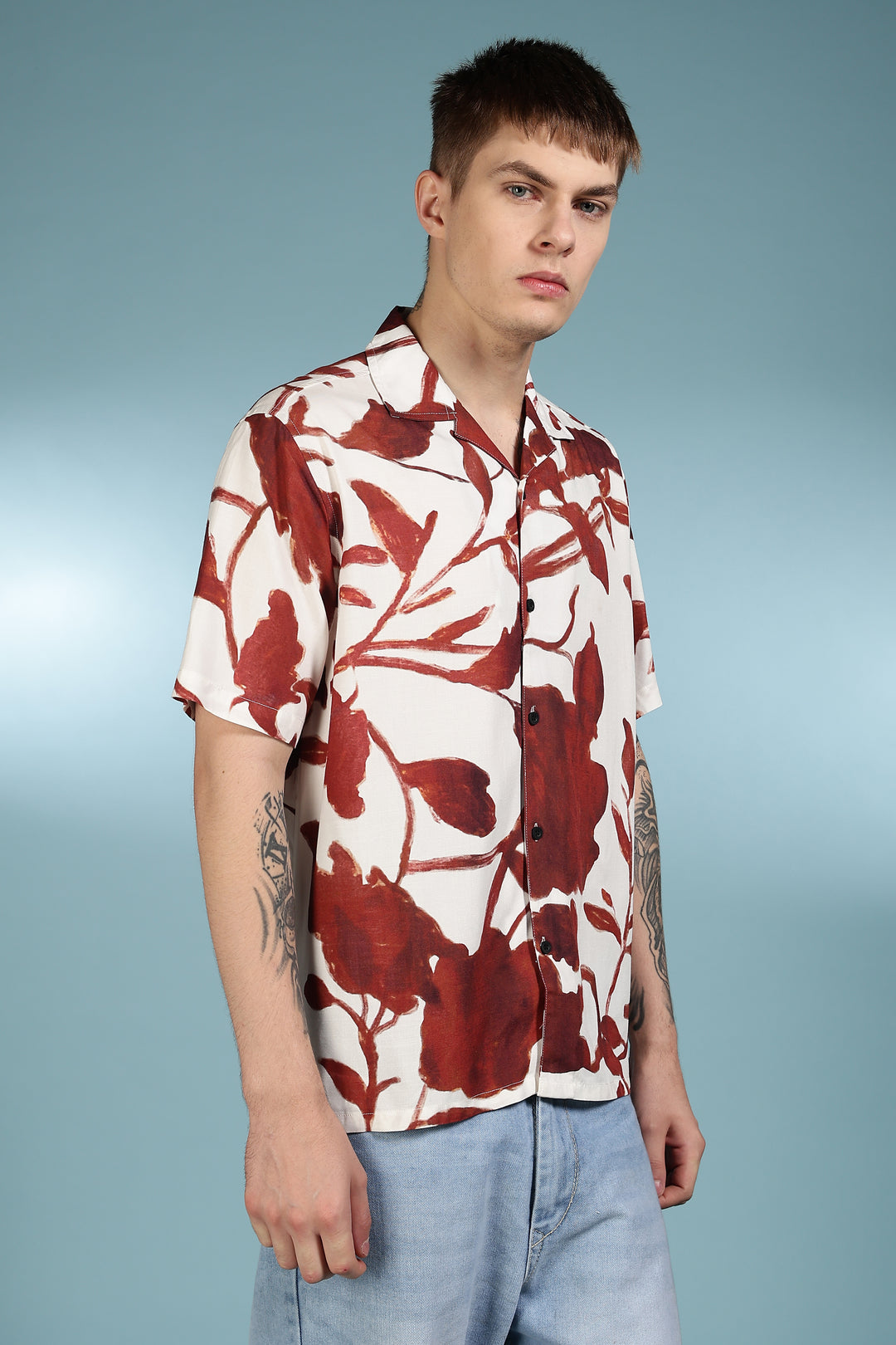 Acrylic Pearl Cuban Shirt