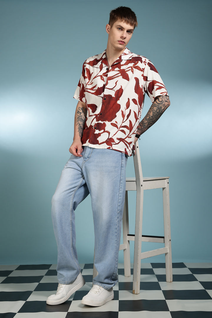 Acrylic Pearl Cuban Shirt