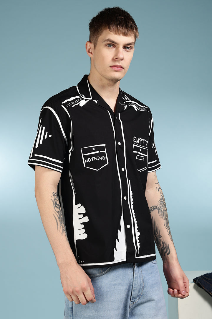 Outline : Black Cuban Shirt