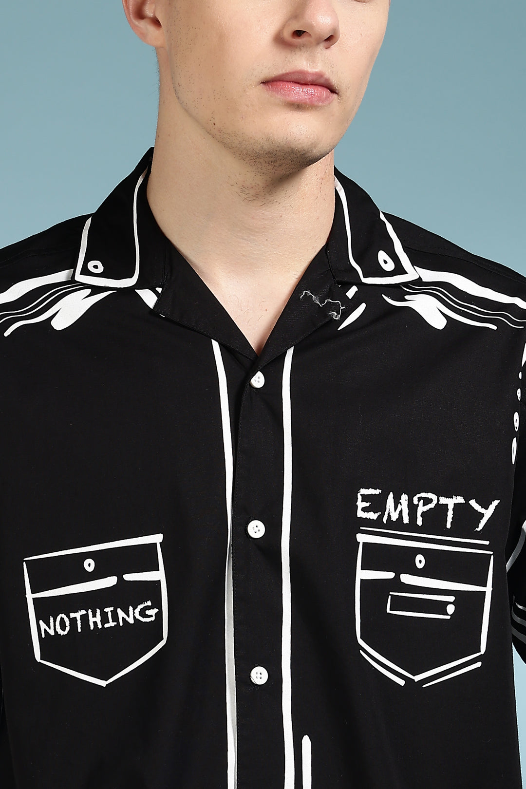 Outline : Black Cuban Shirt
