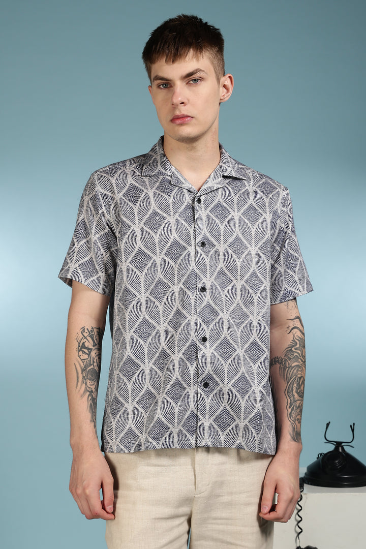 Dimensional Cuban Shirt