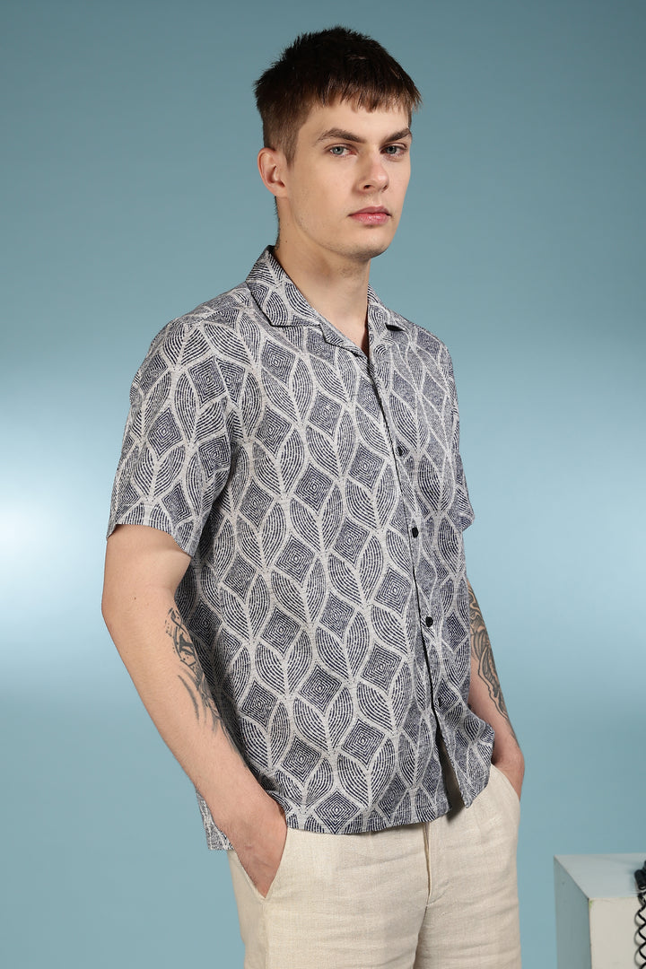Dimensional Cuban Shirt