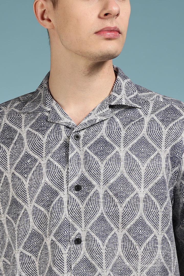 Dimensional Cuban Shirt
