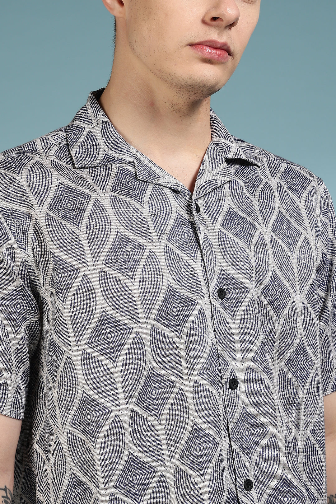 Dimensional Cuban Shirt