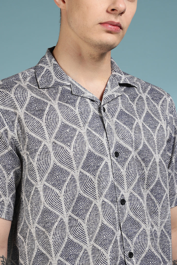 Dimensional Cuban Shirt