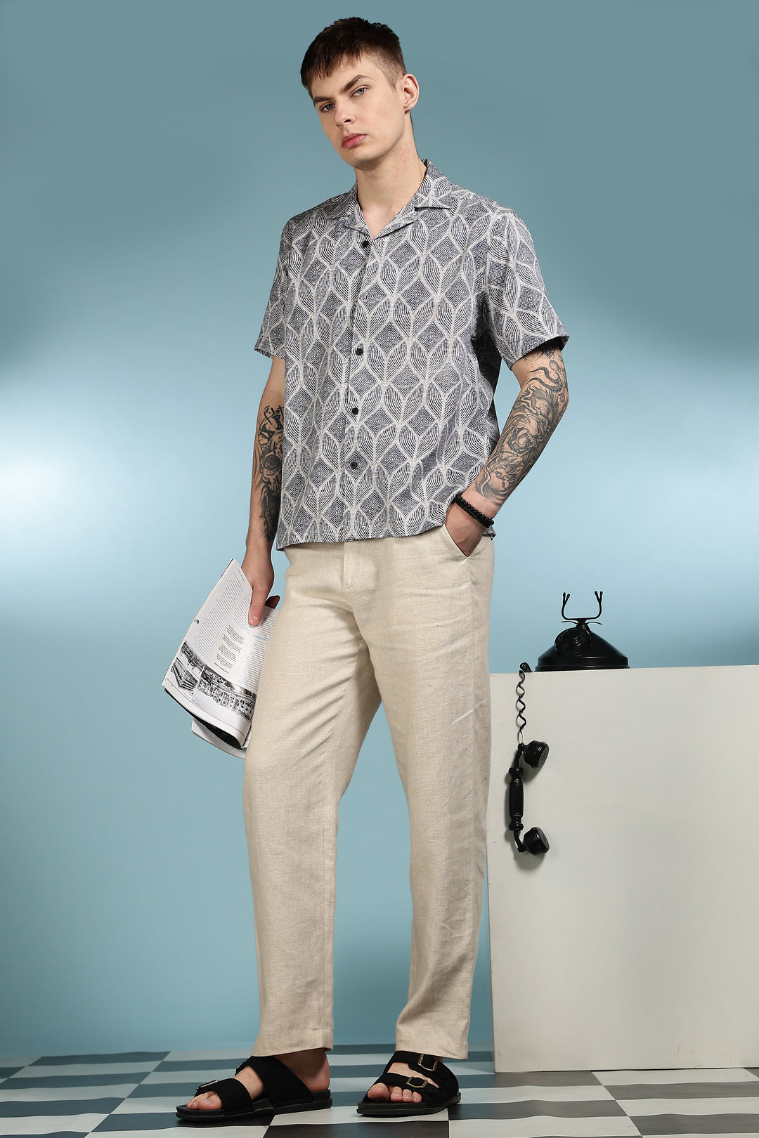 Dimensional Cuban Shirt