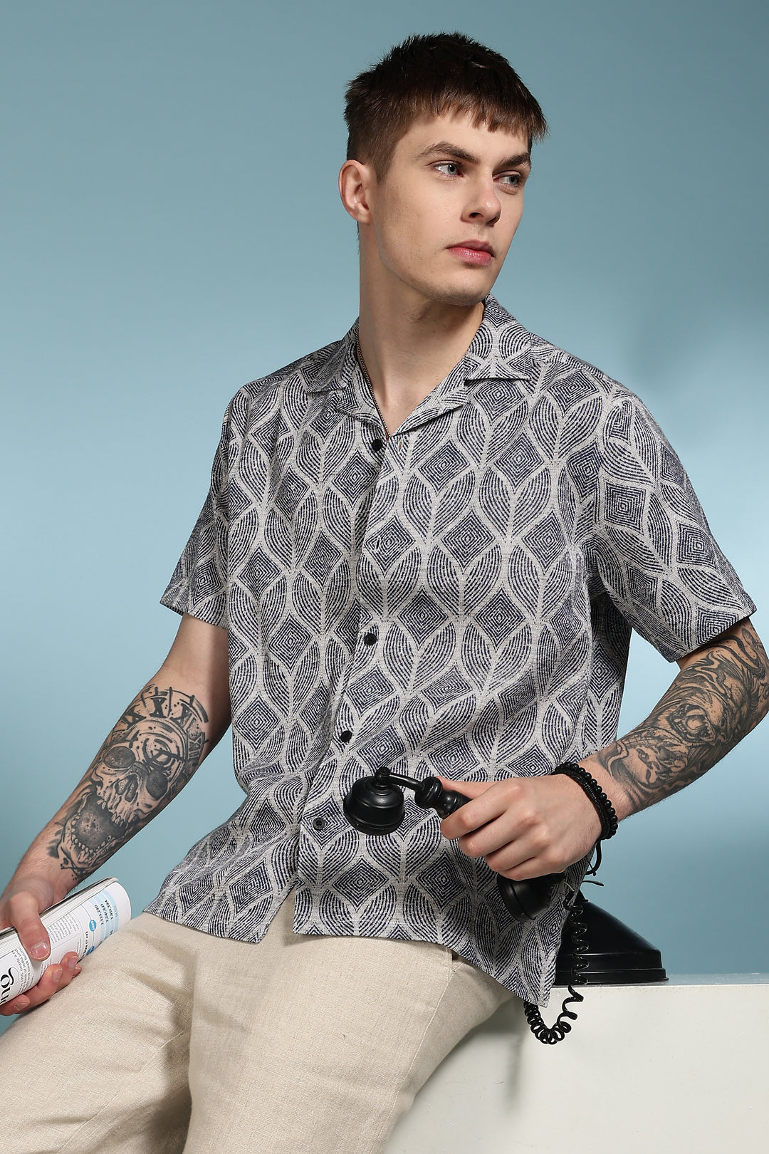 Dimensional Cuban Shirt