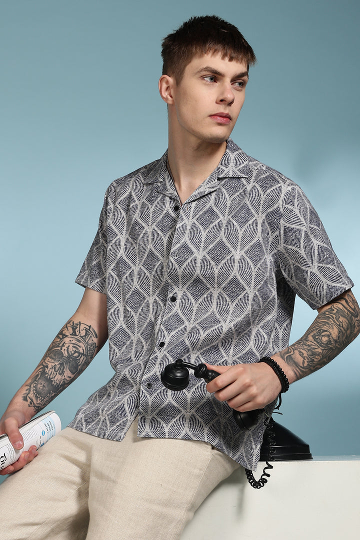 Dimensional Cuban Shirt