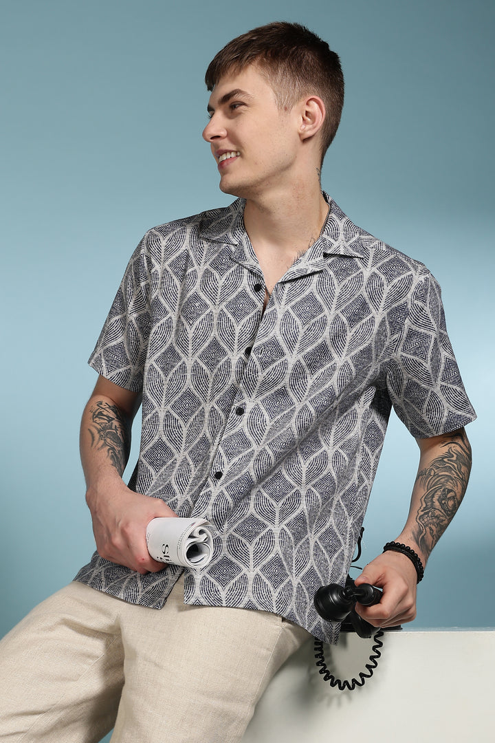 Dimensional Cuban Shirt