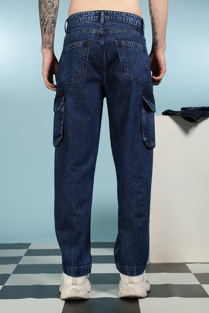 Classic: washed twin pockets cargo pants