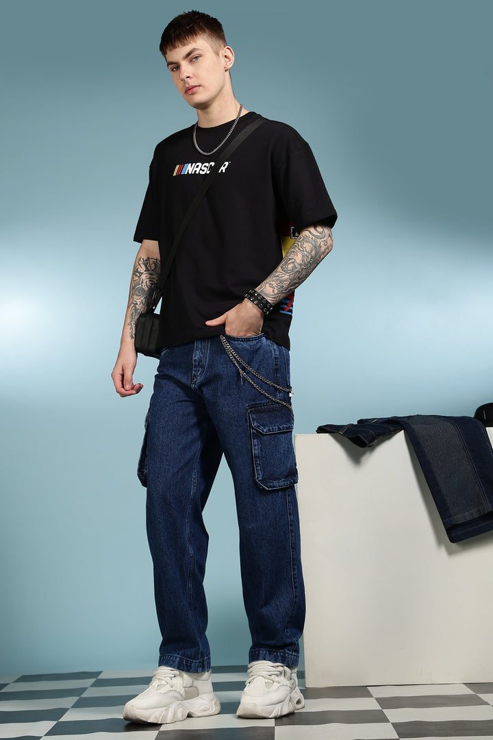 Classic: washed twin pockets cargo pants