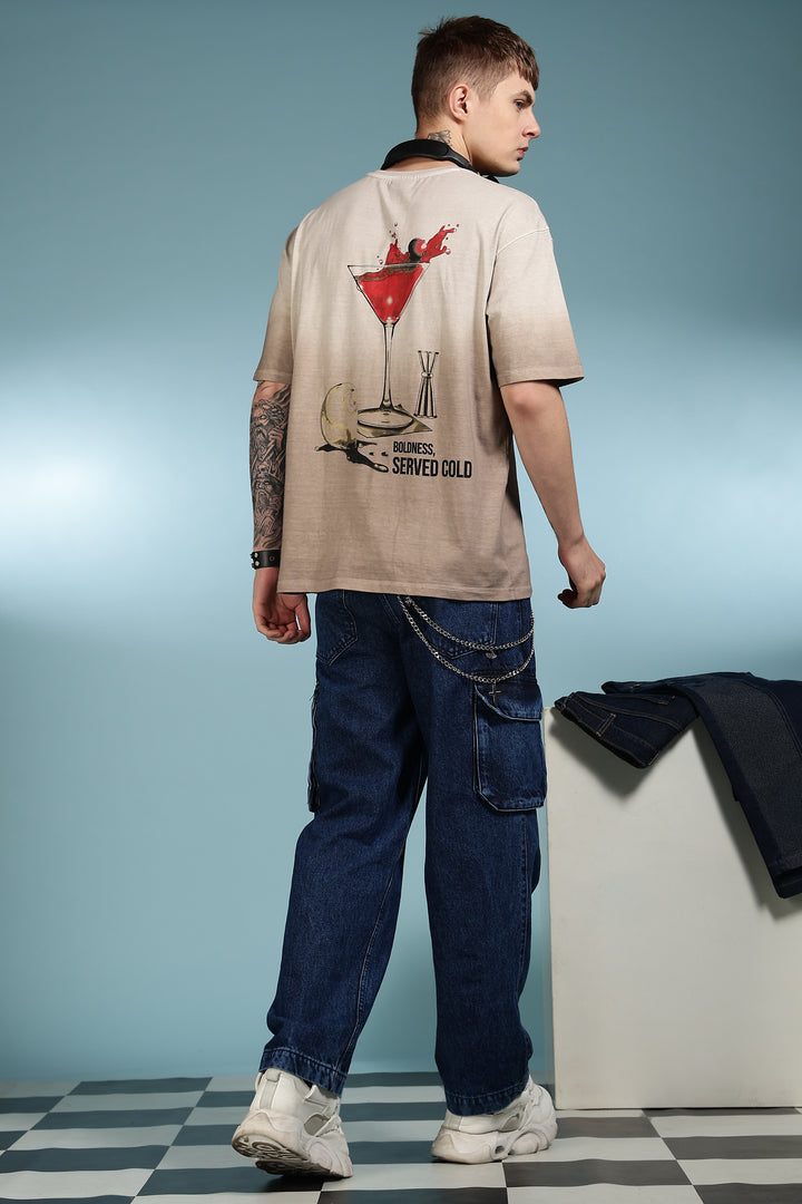 Serve Cold: Ombre Brown Tshirt