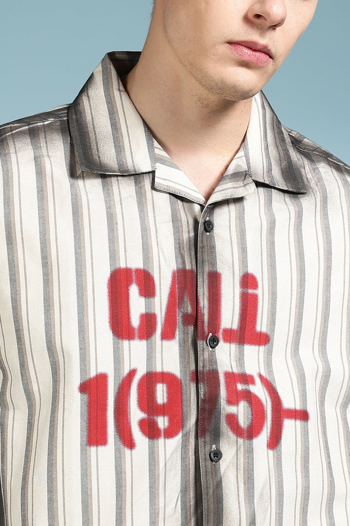 Call Oversized Cuban Shirt