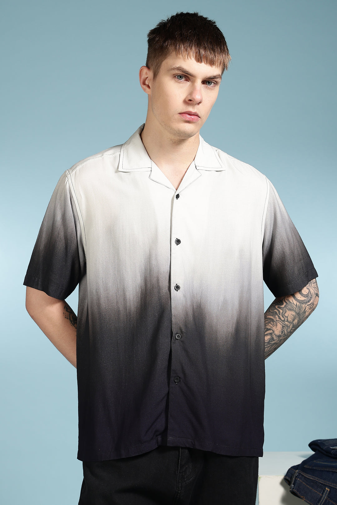 Gradient Cuban Shirt