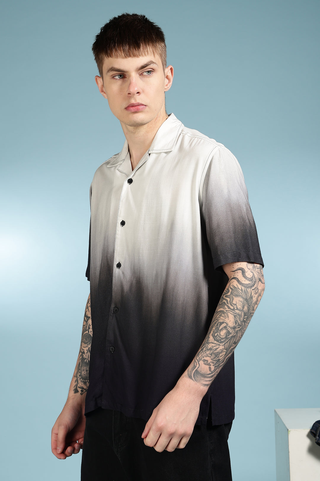 Gradient Cuban Shirt