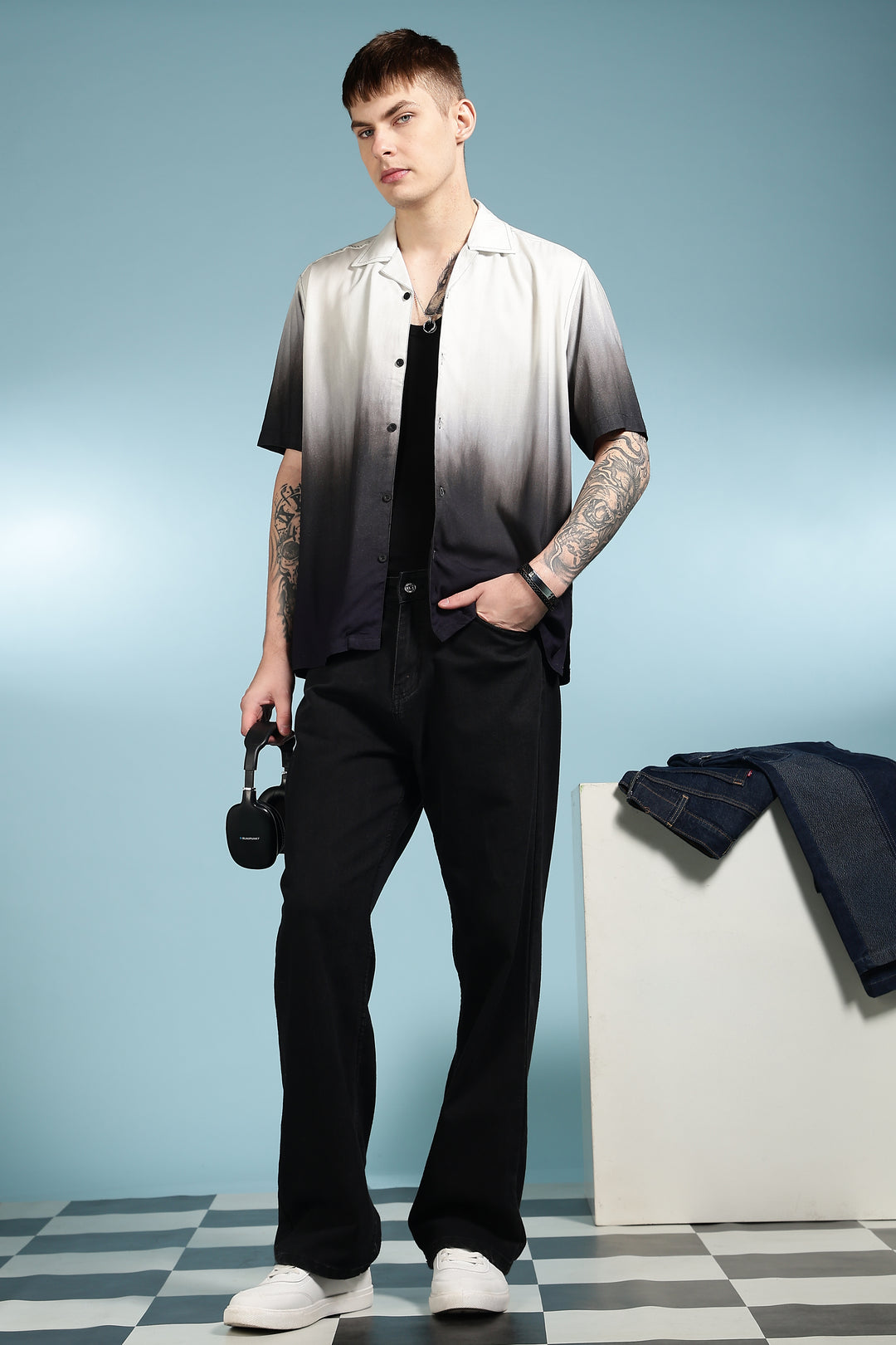 Gradient Cuban Shirt