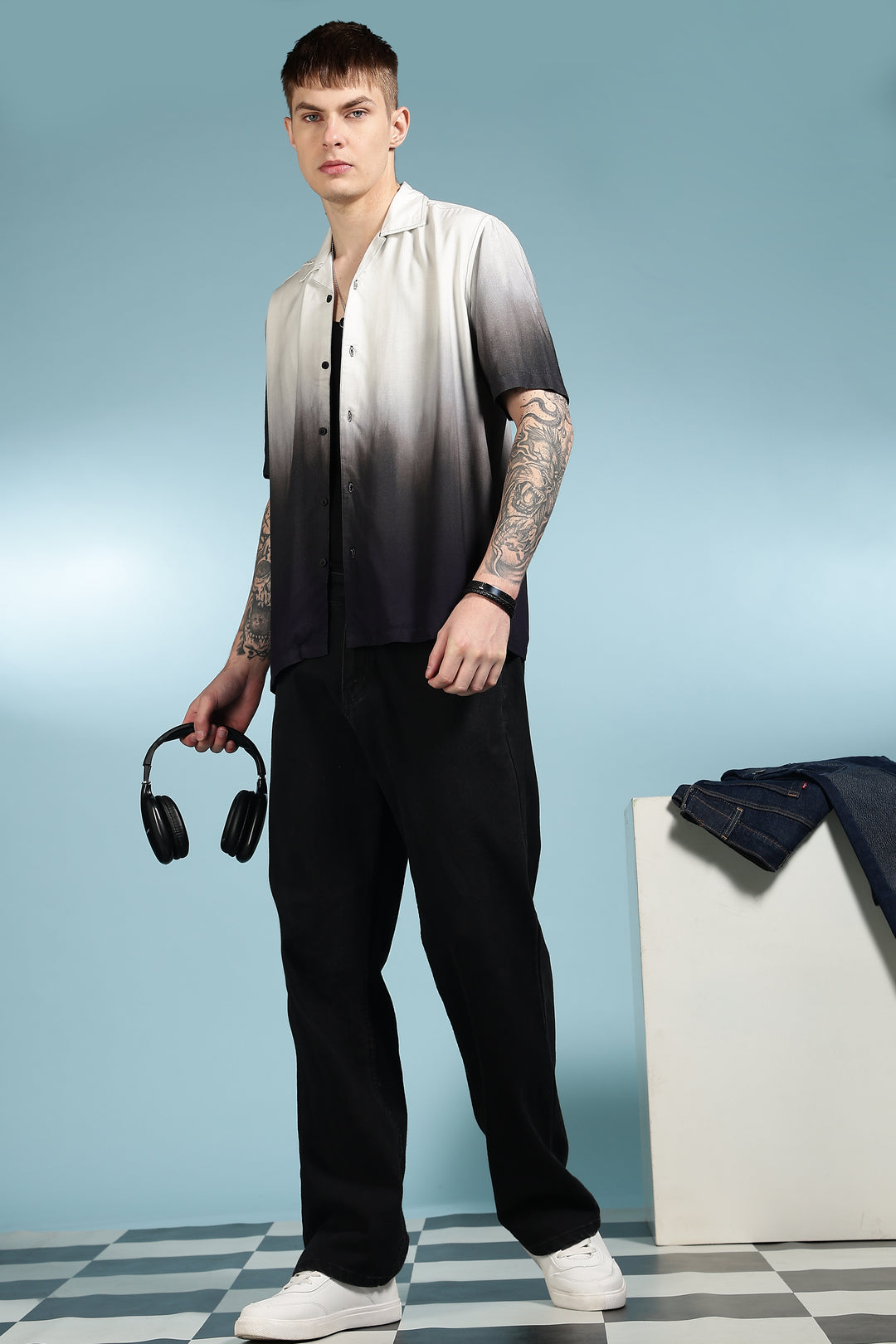 Gradient Cuban Shirt