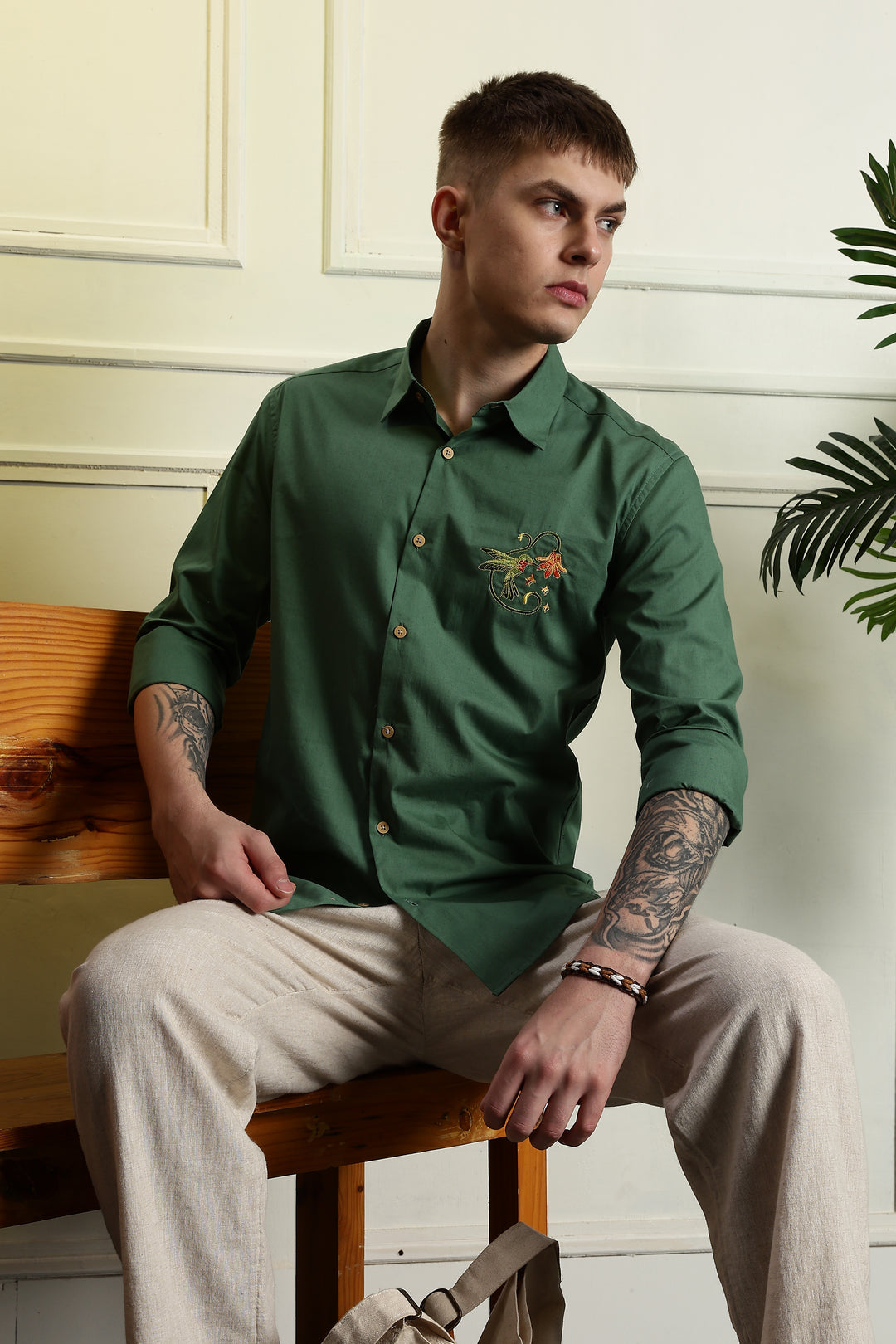 Paradise Embroidery Shirt