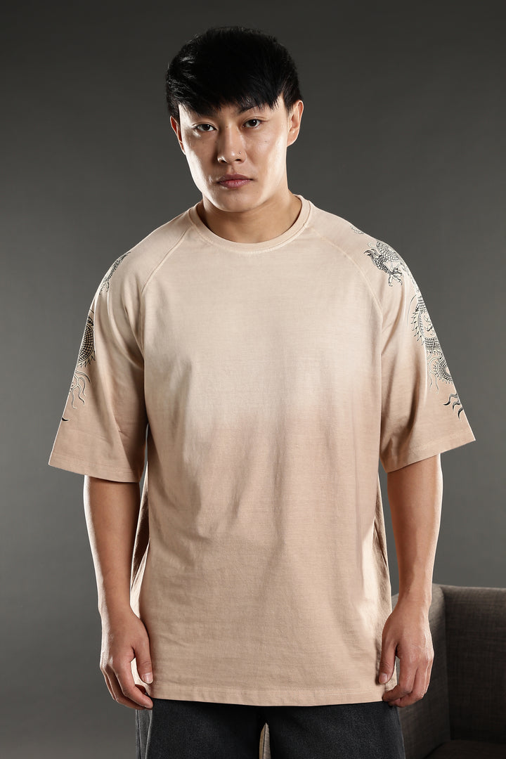 Furious Dragon: Ombre Oversized Tshirt